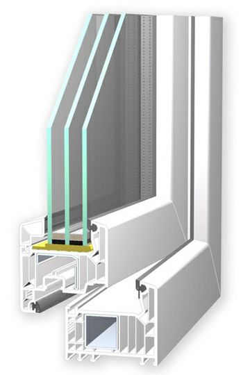 Softline 82 - Fenster System von Veka