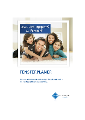 Fachmagazin VEKA Fensterplaner 2017 Flyer